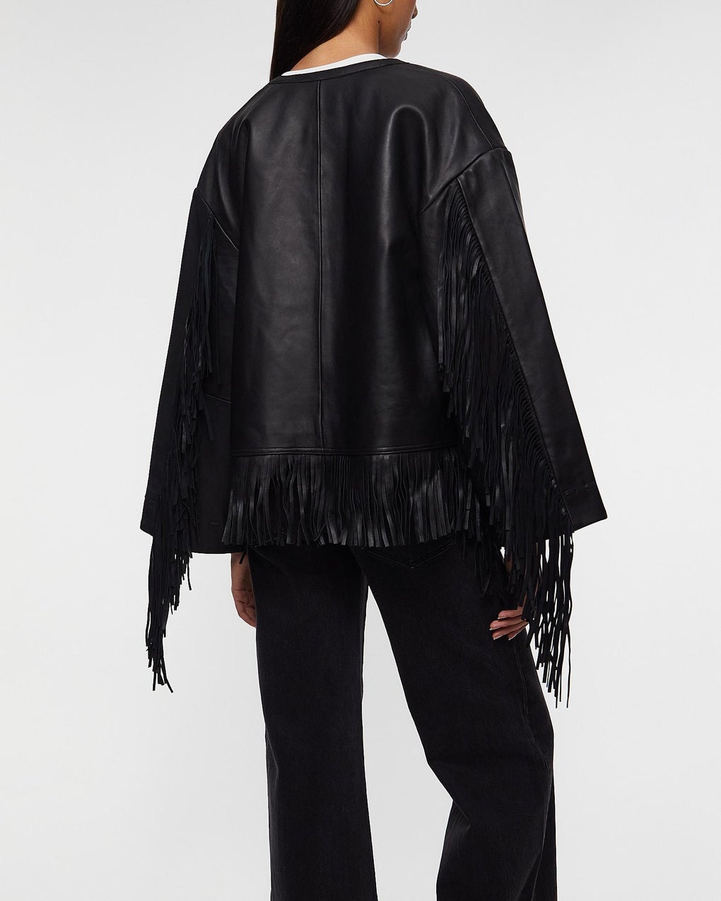Jacket Zoena Leather  Black - 4