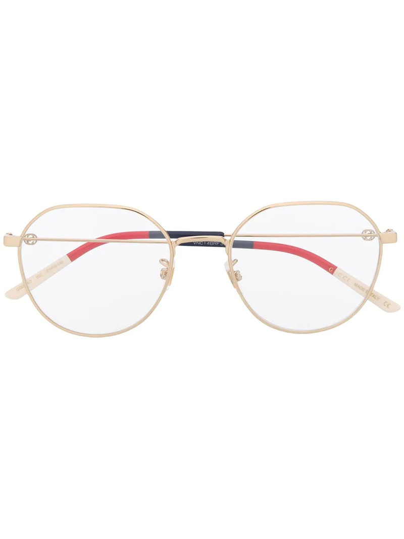 GG0684O soft round-frame glasses 1