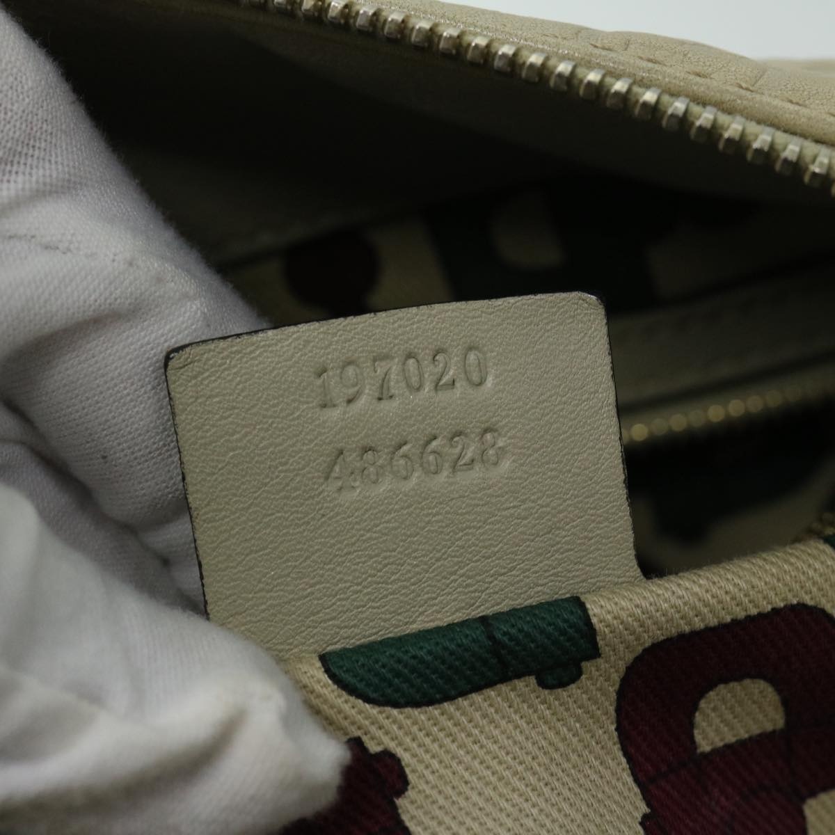 GUCCI Guccissima GG Canvas Hand Bag Beige - 12