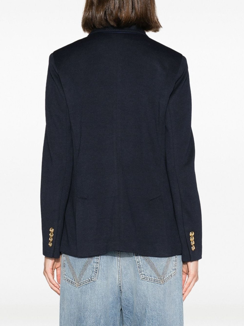 double-breasted knitted blazer 4