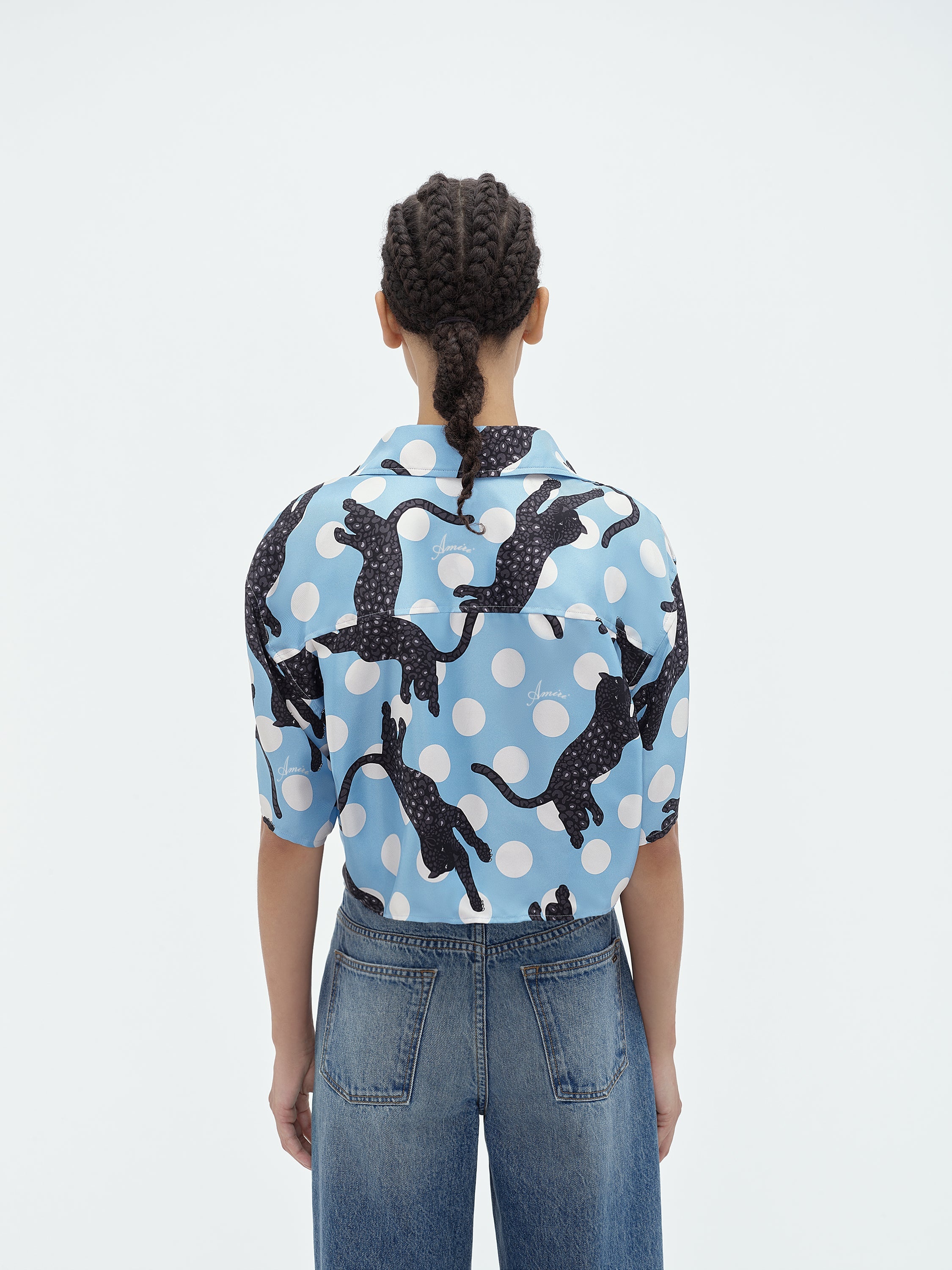 LEOPARD SILK SHIRT - 5