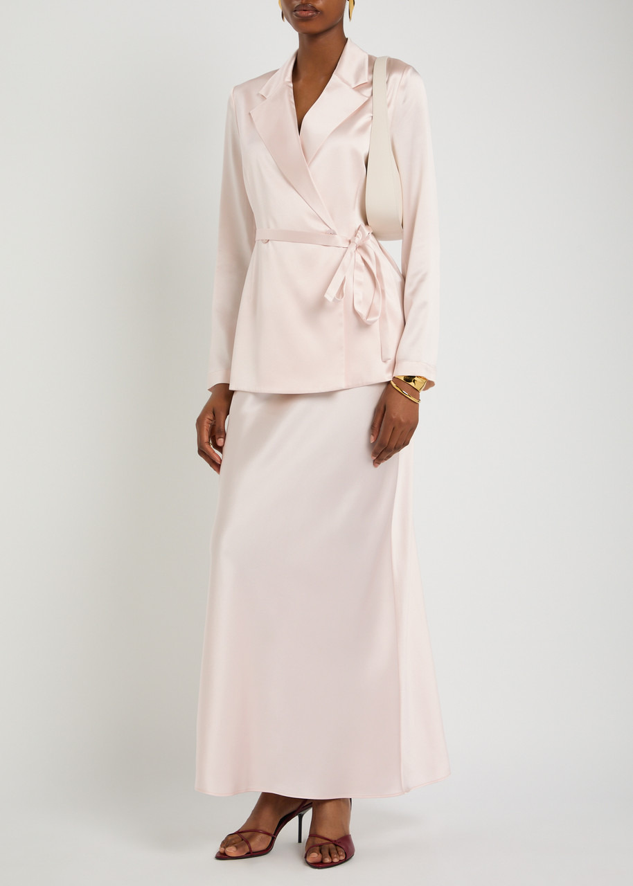Joseph Joubert Silk Double-breasted Blazer - 4