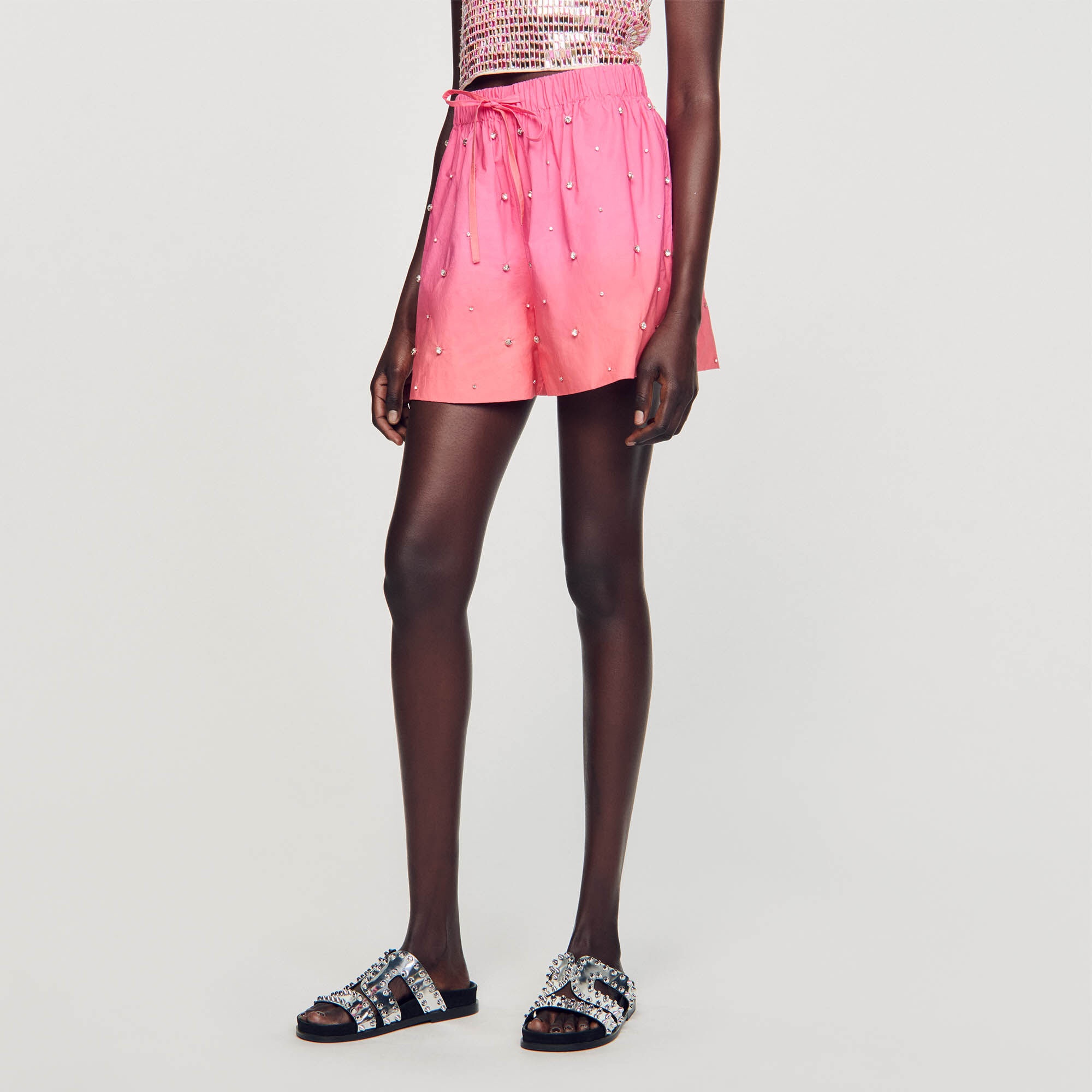 RHINESTONE SHORTS - 5