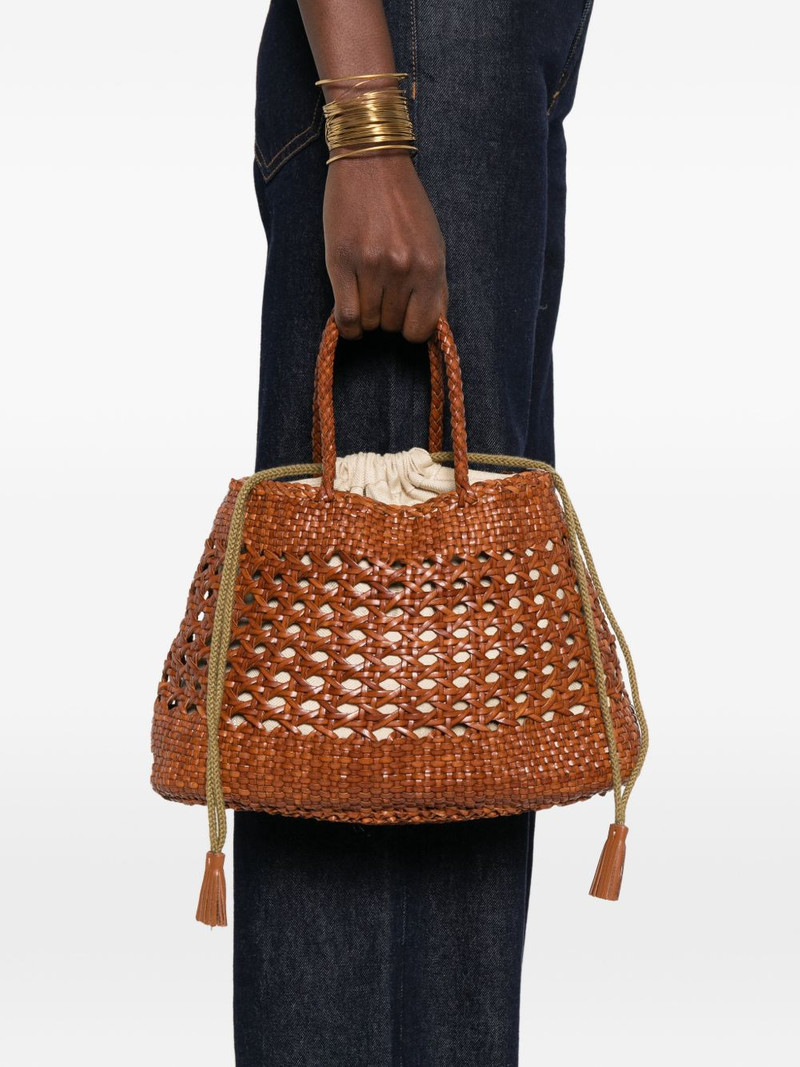 DRAGON DIFFUSION Santa Cano woven braided tote bag outlook