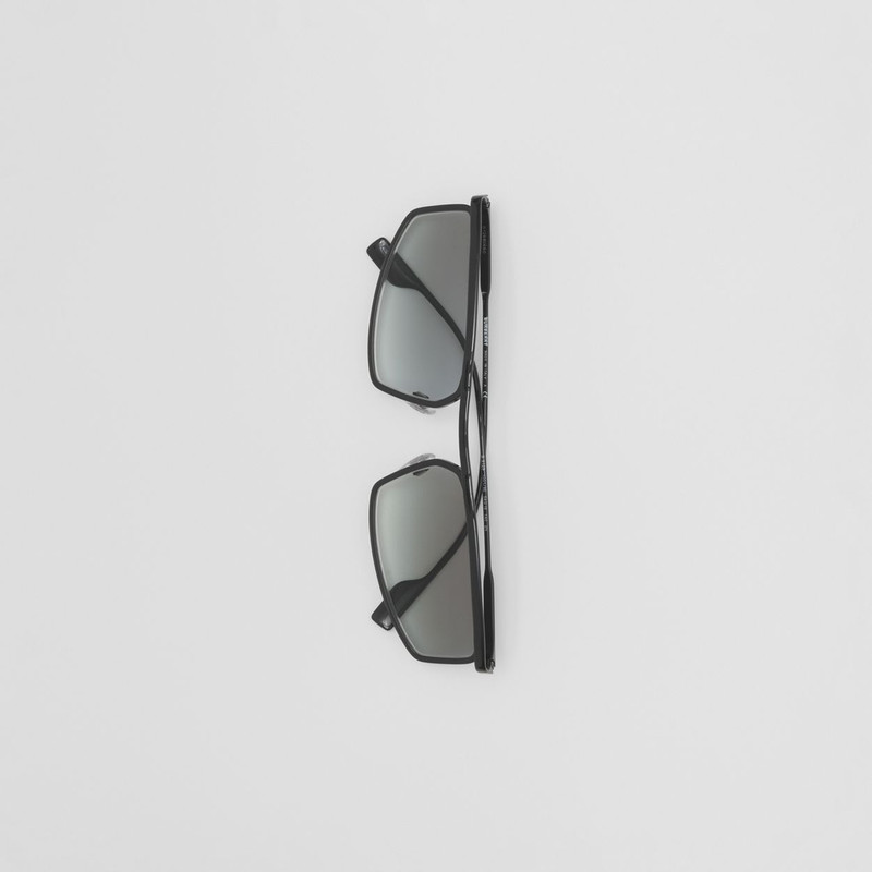Logo Detail Rectangular Frame Sunglasses 5