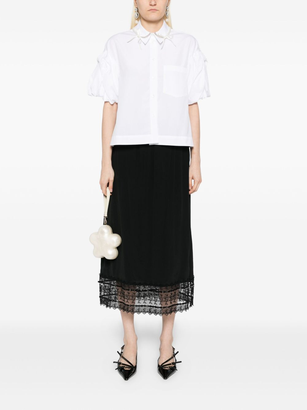 puff-sleeve shirt - 2