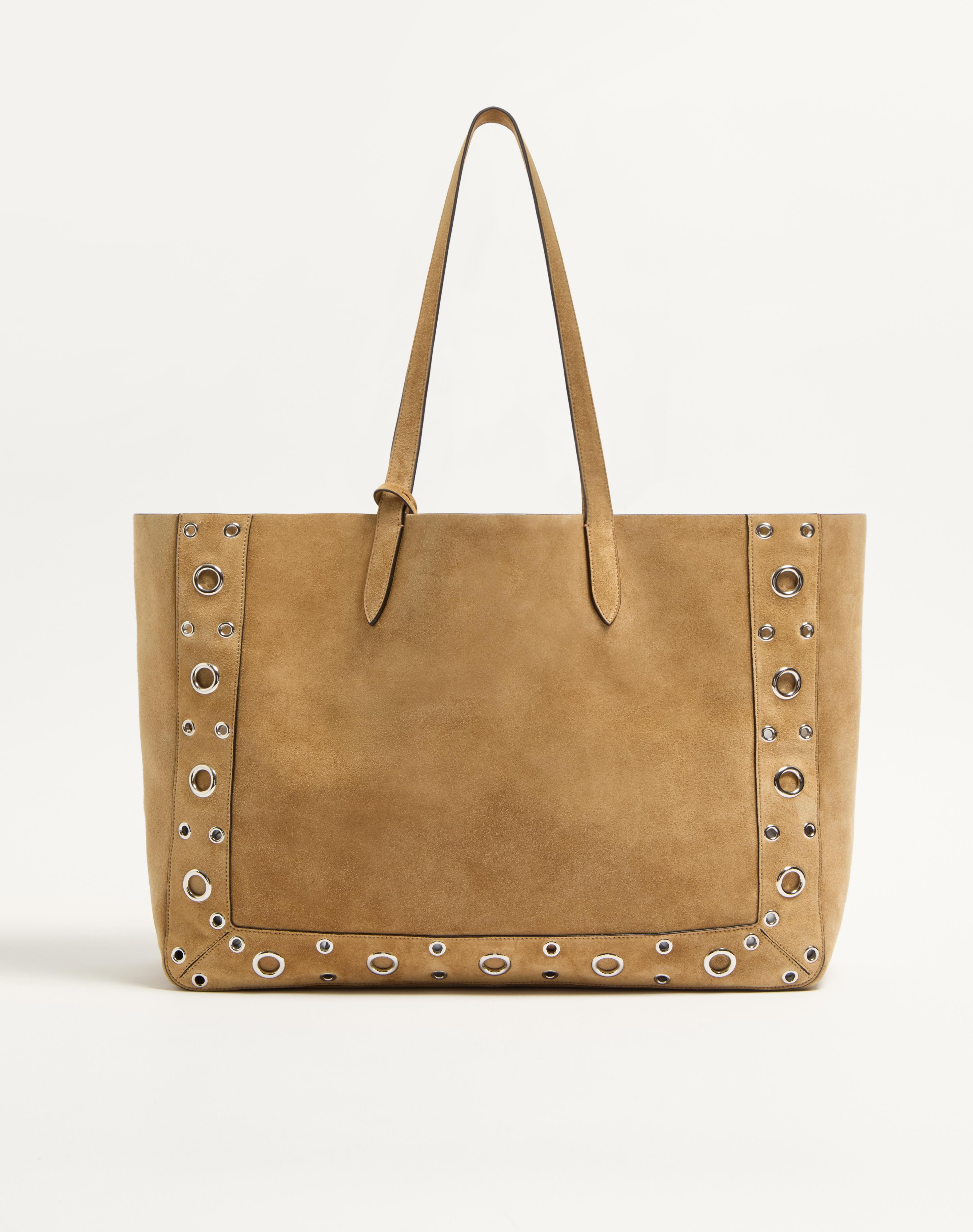 VALENTINO GARAVANI NELLCÔTE LARGE SUEDE SHOPPING BAG - 5