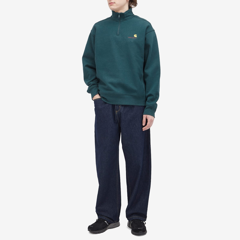 Carhartt WIP Half Zip American Script Sweatshirt 4