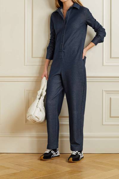 Max Mara Oggetti cotton-blend chambray jumpsuit outlook