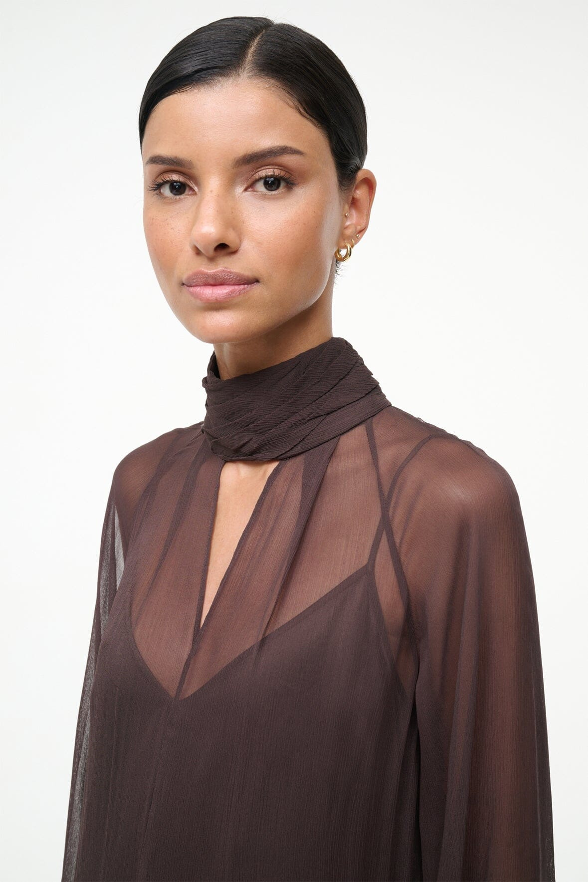 STAUD ESTHER MAXI DRESS EARTH - 3