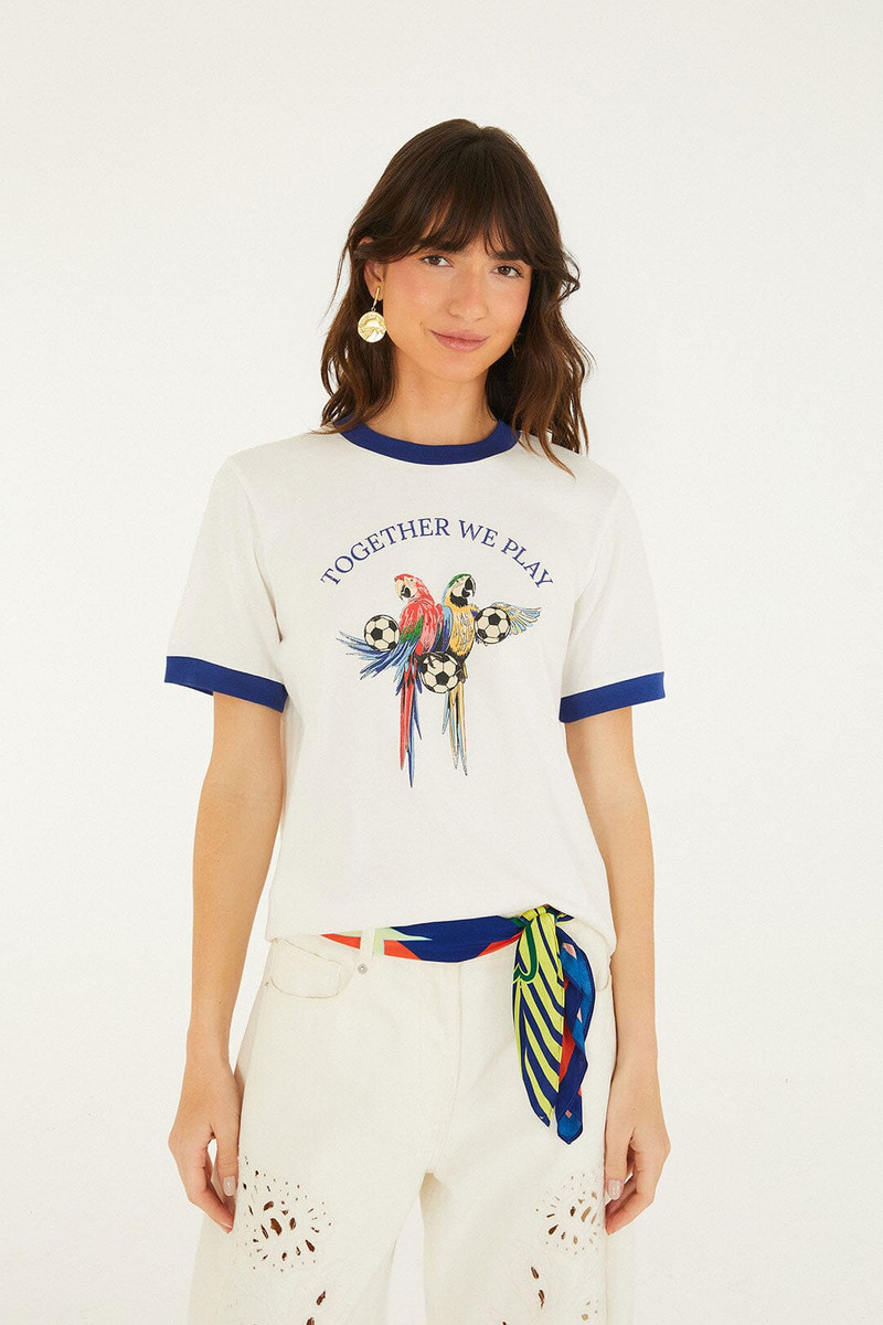 Off-White Together We Play Short Sleeve T-Shirt 1