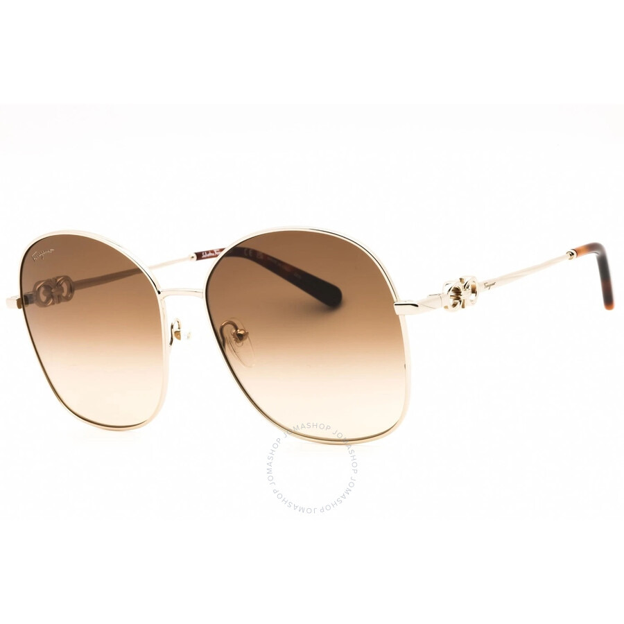 Ferragamo Brown Gradient Butterfly Ladies Sunglasses SF297S 704 59 - 1