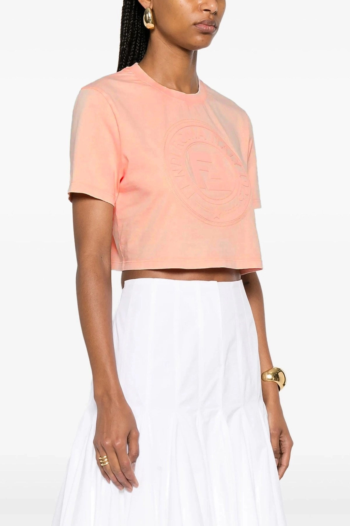 Fendi Women 3D 'Fendi Roma' T-Shirt - 2