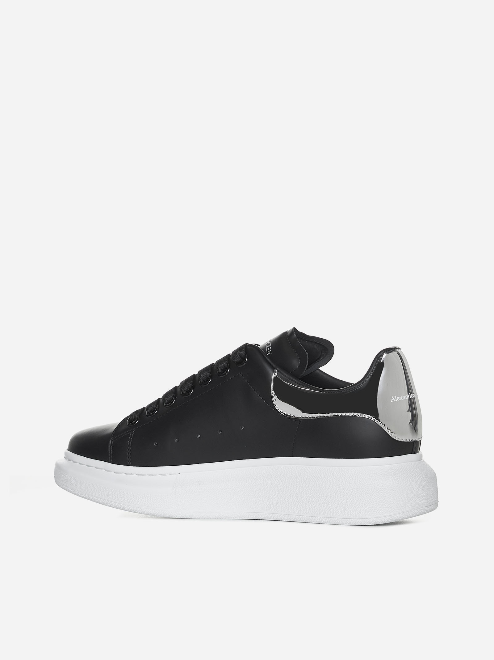 Oversize leather sneakers - 3