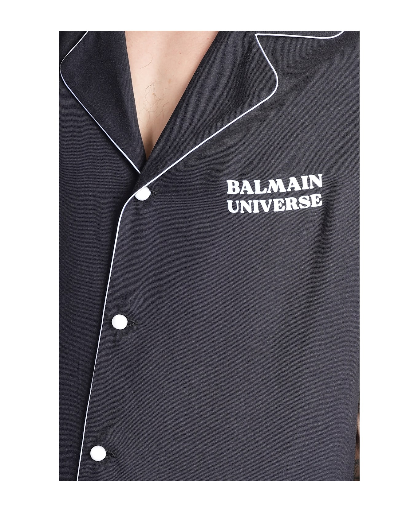 Shirt In Black Viscose - 5