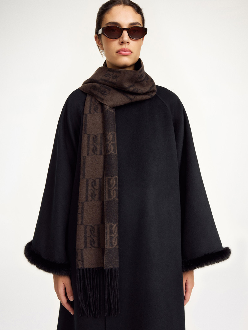 BY MALENE BIRGER Manno wool scarf outlook
