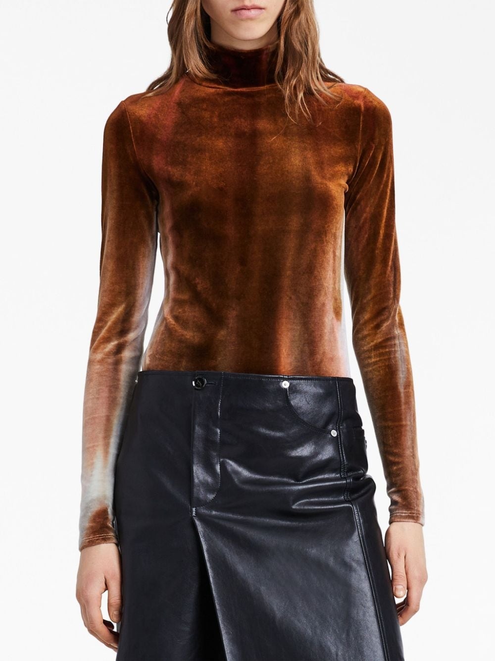 Ice Dyed velvet top - 5