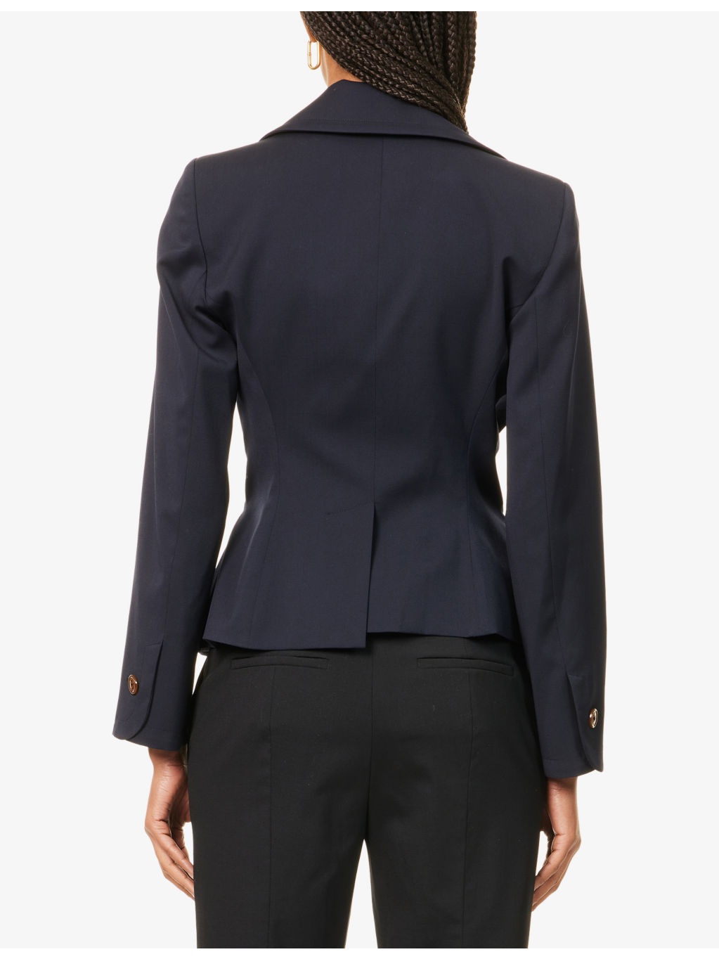 Drunken Draped Wool Jacket - 4