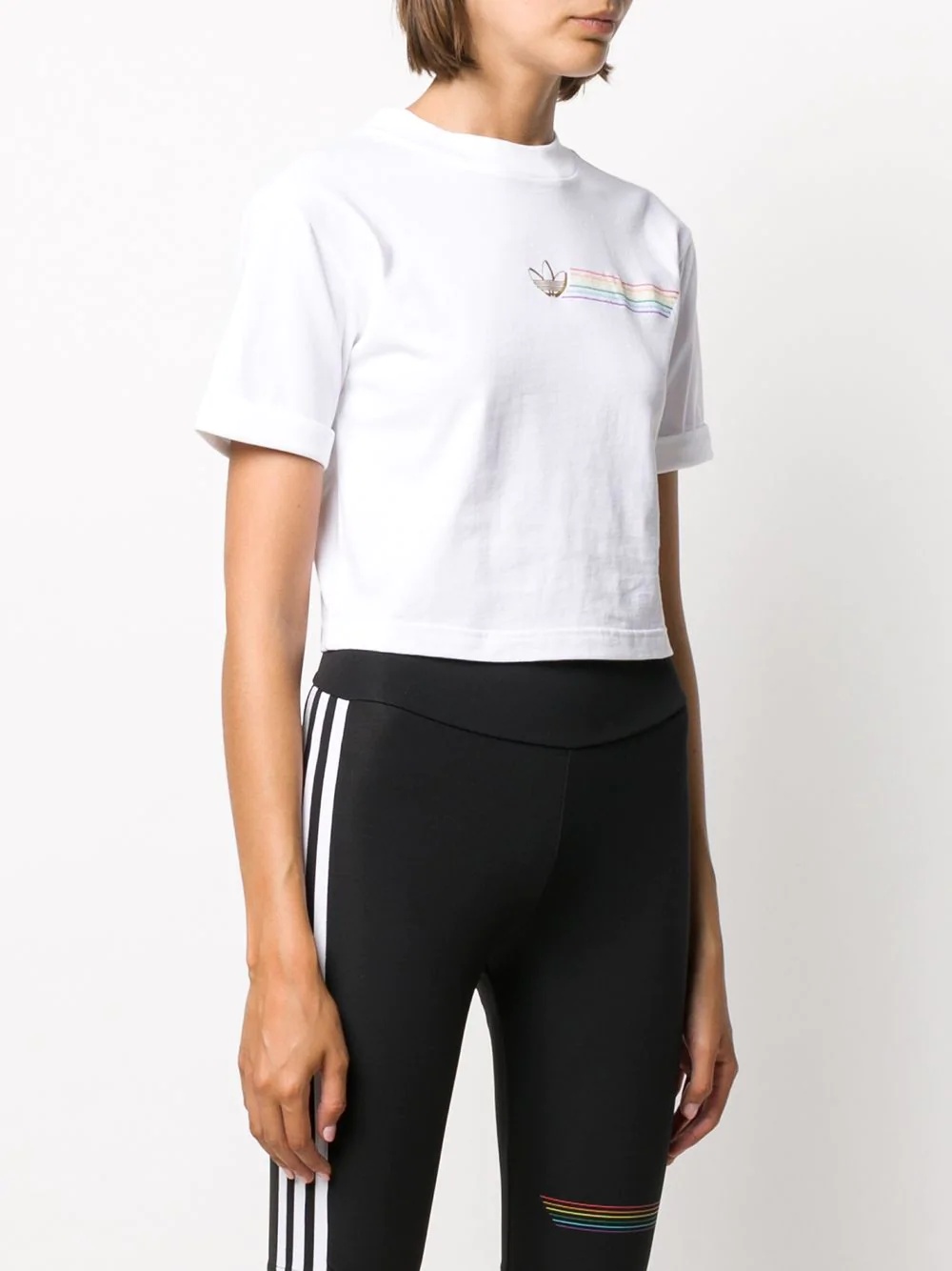 Pride Linear Cropped T-shirt - 3