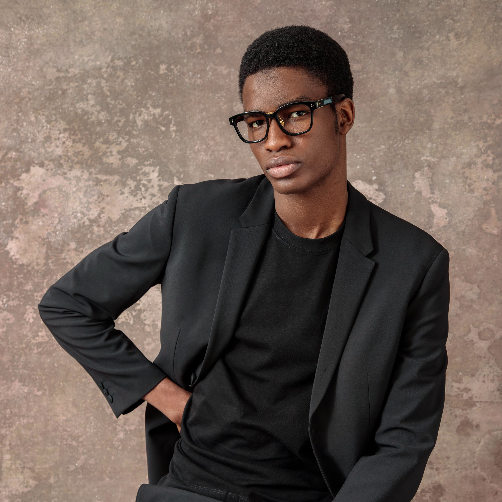 CEDRIC A RECTANGULAR OPTICAL FRAMES IN BLACK - 4