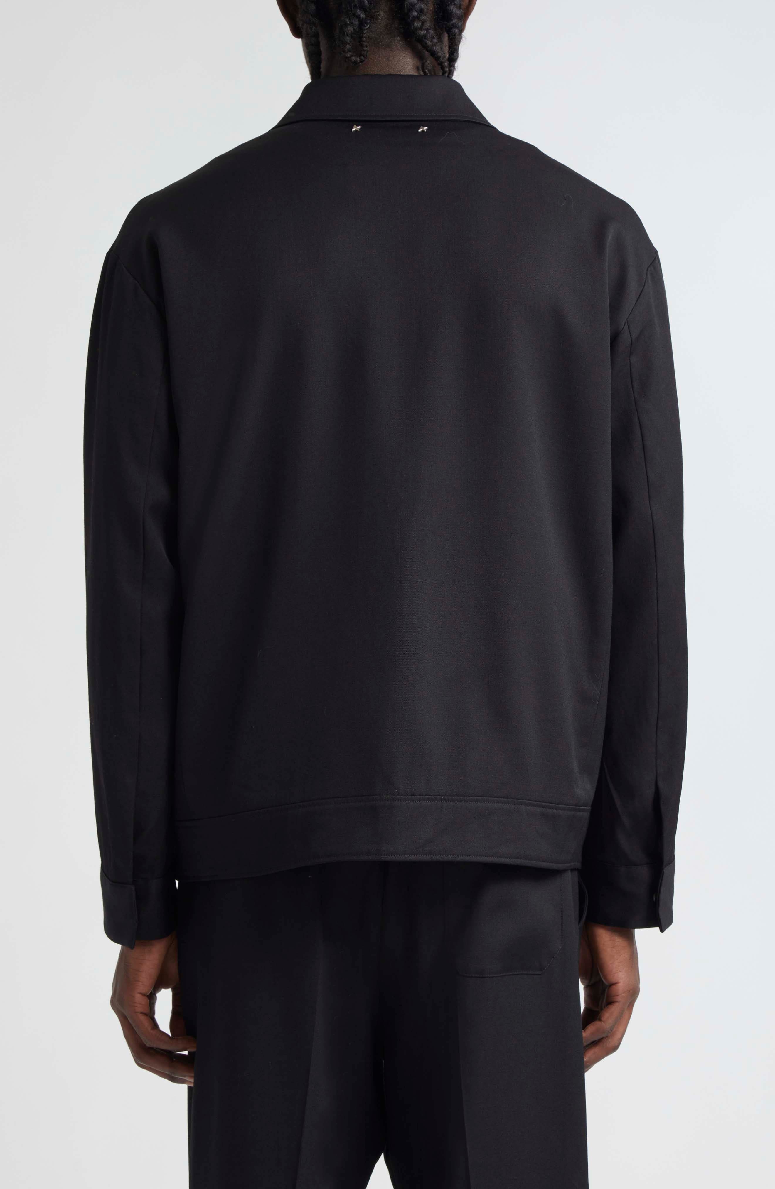 Luther Wool Gabardine Coach's Jacket - 3