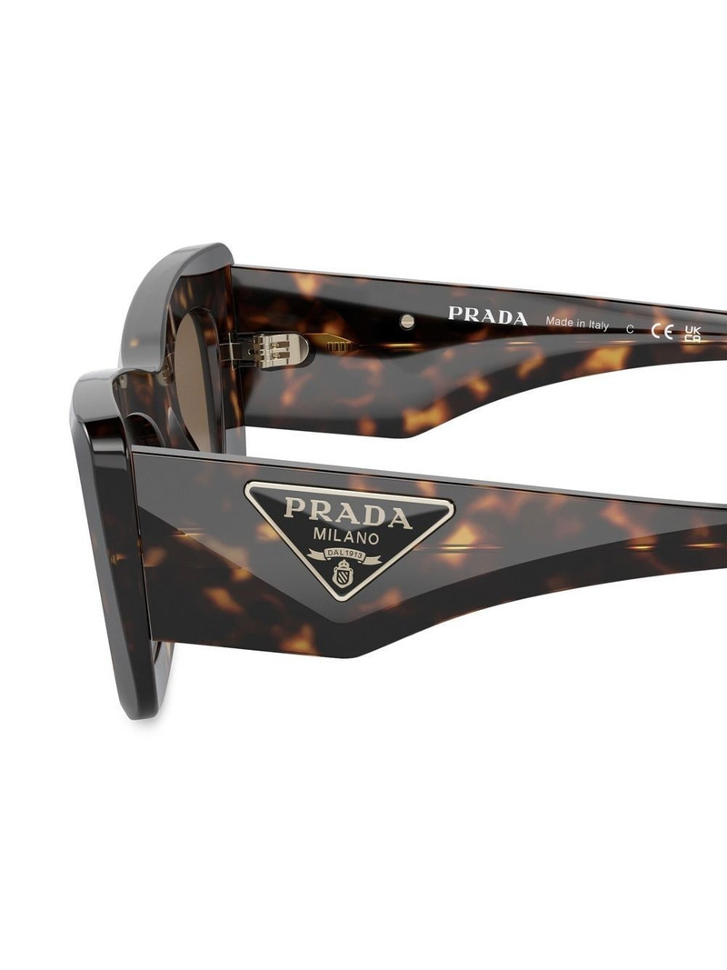 tortoiseshell-effect logo sunglasses 3