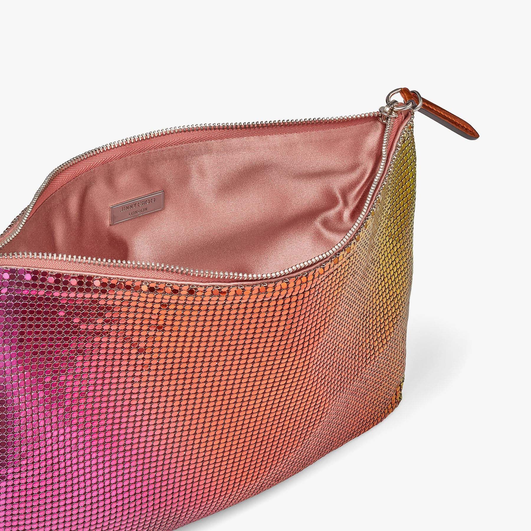 Jimmy Choo Varenne Quilted Leather Camera Shoulder Bag Pink