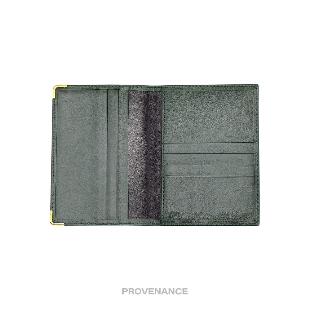 Rolex Crown Passport Wallet - Forest Green Leather R - 5