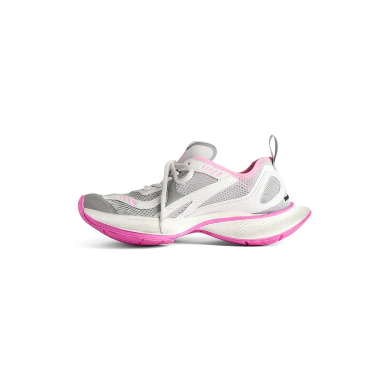 BALENCIAGA Women's Circuit Sneaker  in Grey/white/pink outlook