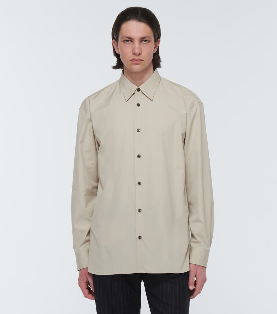 Beige Button Shirt - 5