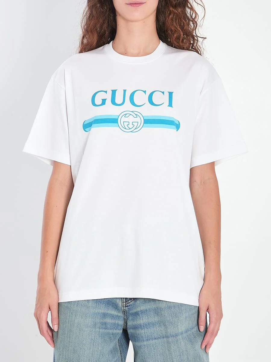 Gucci Logo Printed T-Shirt - 1