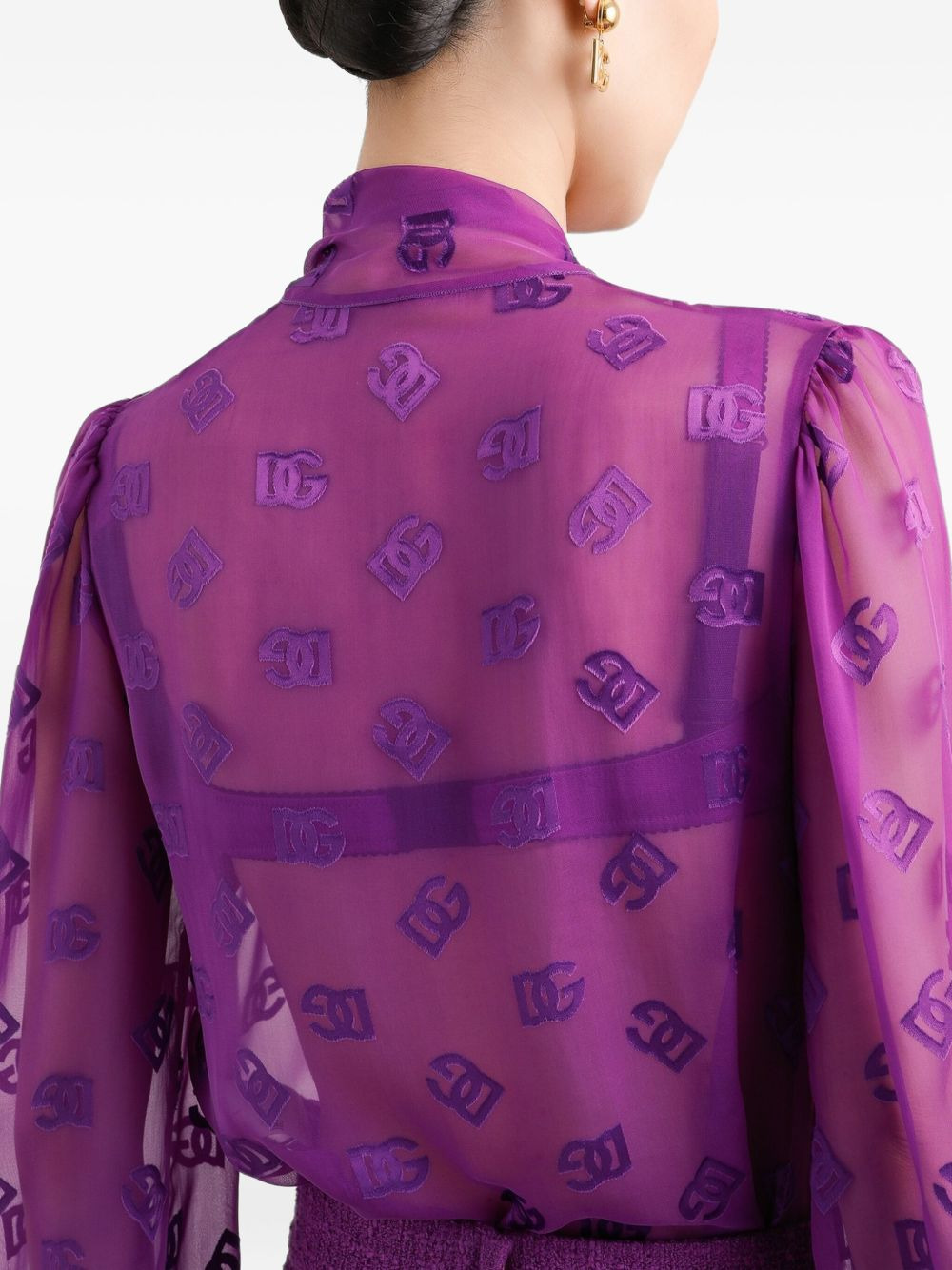 DG logo-jacquard shirt - 5