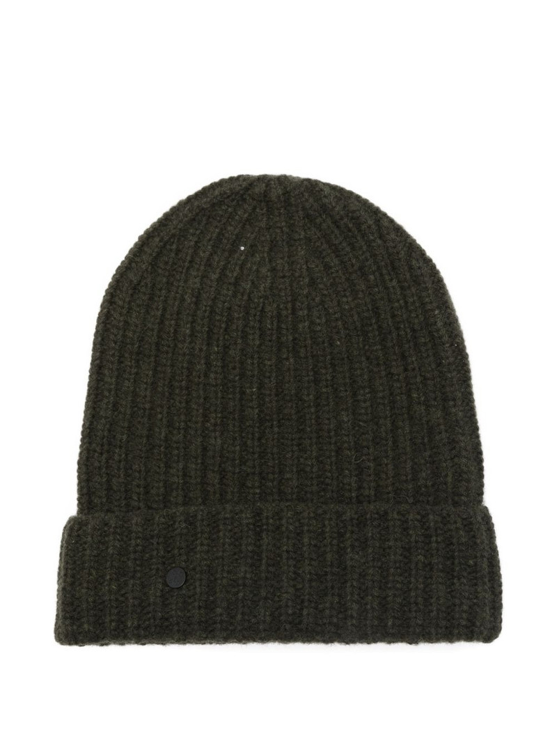 ribbed beanie hat 1