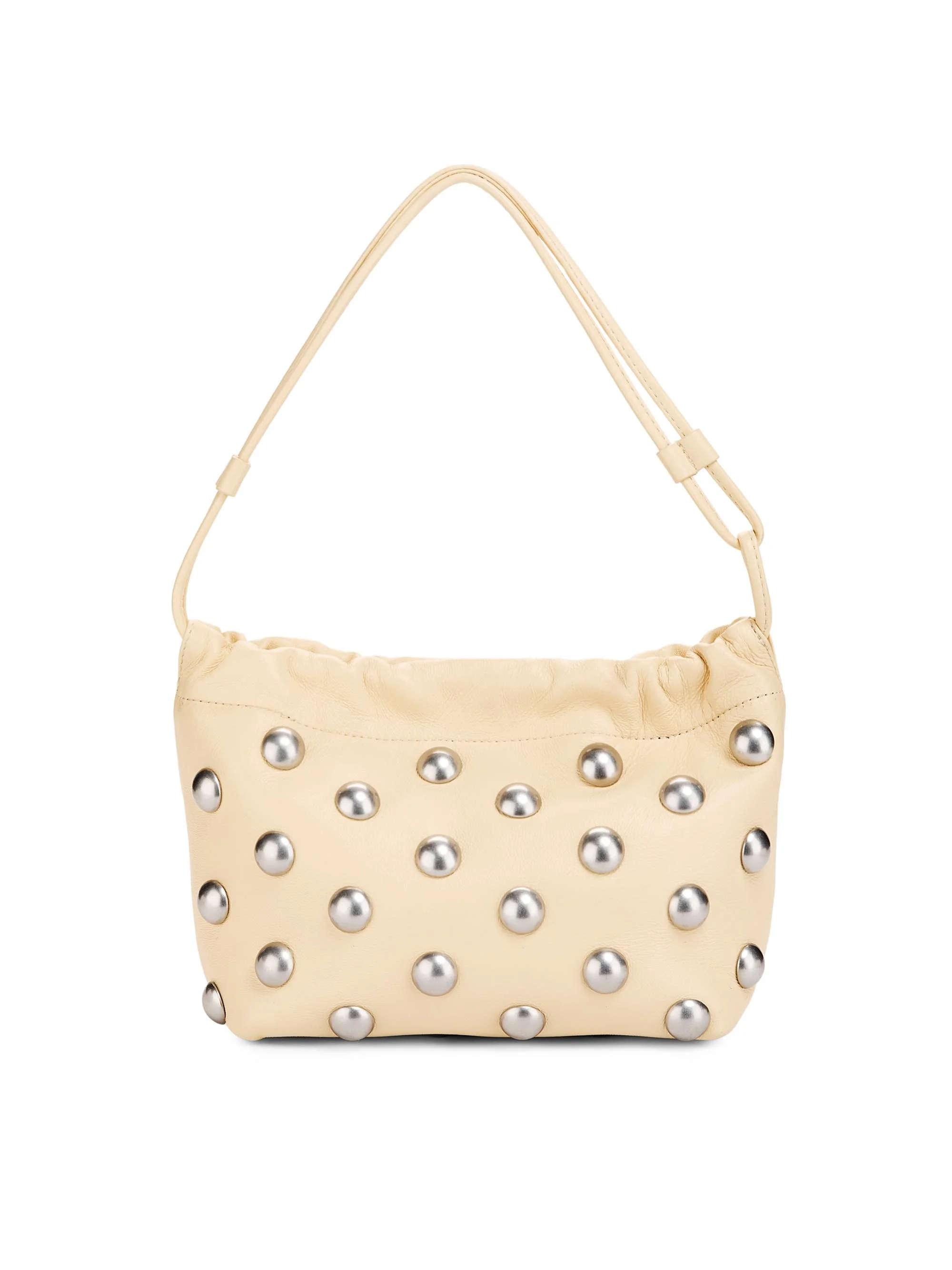 A. L.C. Women's Arden Stud Leather Shoulder Bag - Butter Nickel - 1