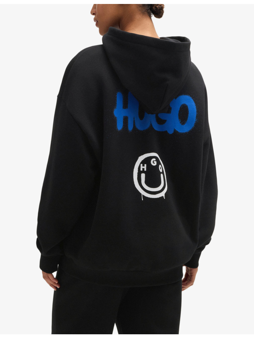 Branded-print relaxed-fit cotton-jersey hoody - 4