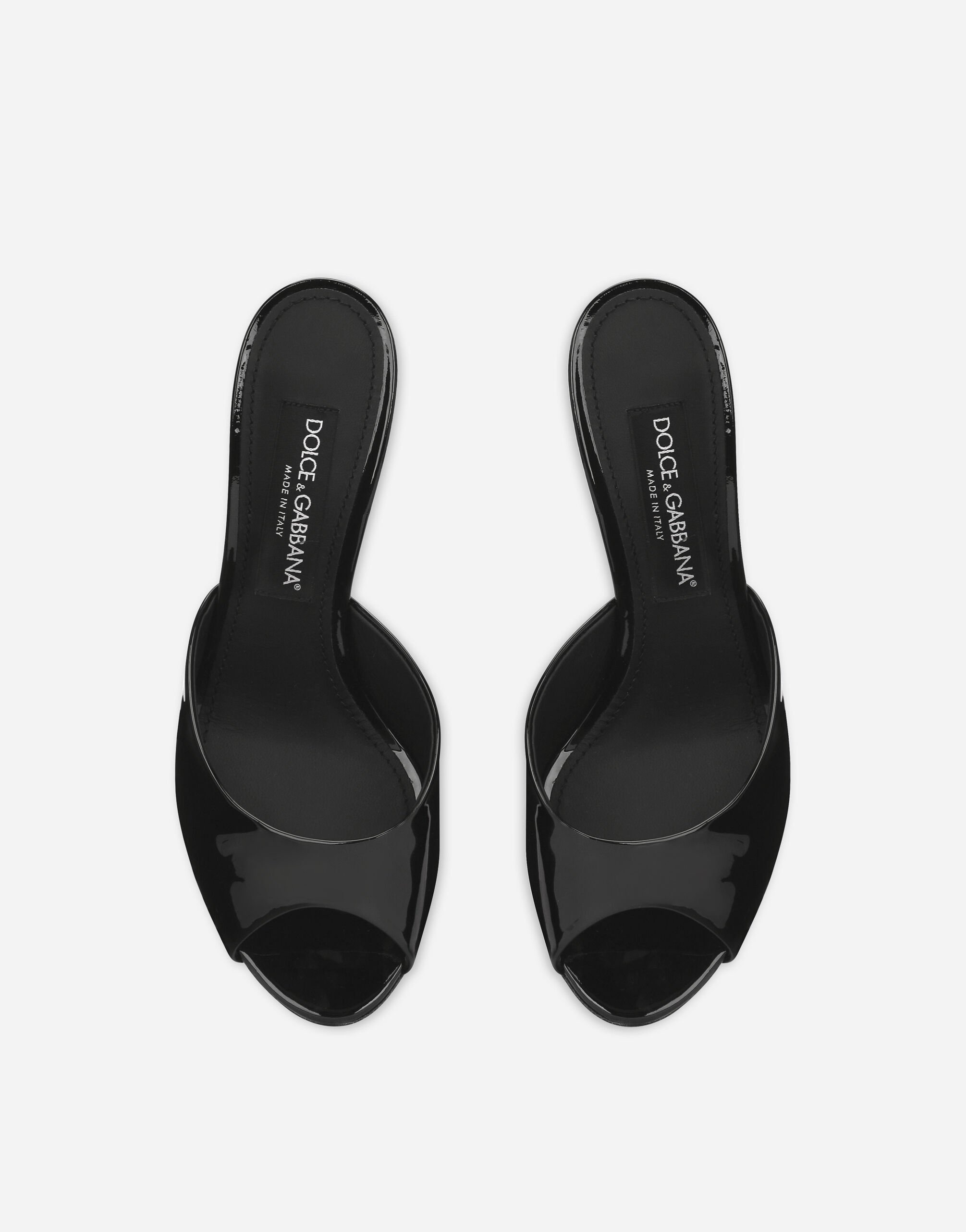 Patent leather mules - 4