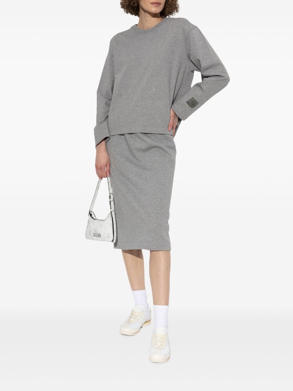 jersey midi skirt - 2