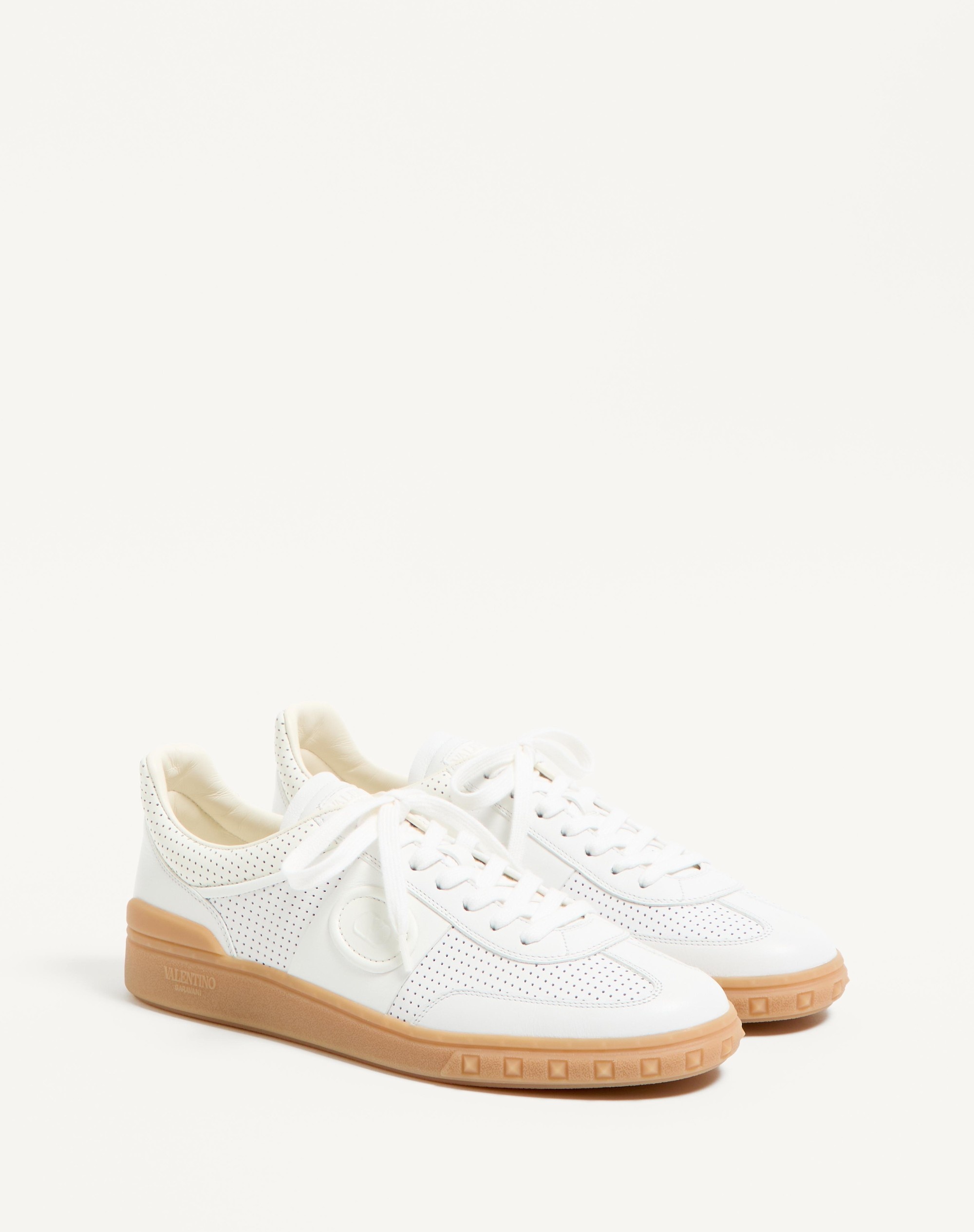 UPVILLAGE LOW-TOP SNEAKER IN PERFORATED NAPPA LEATHER - 3