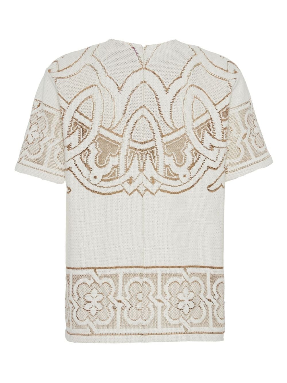 Lacey House embroidered T-shirt - 5
