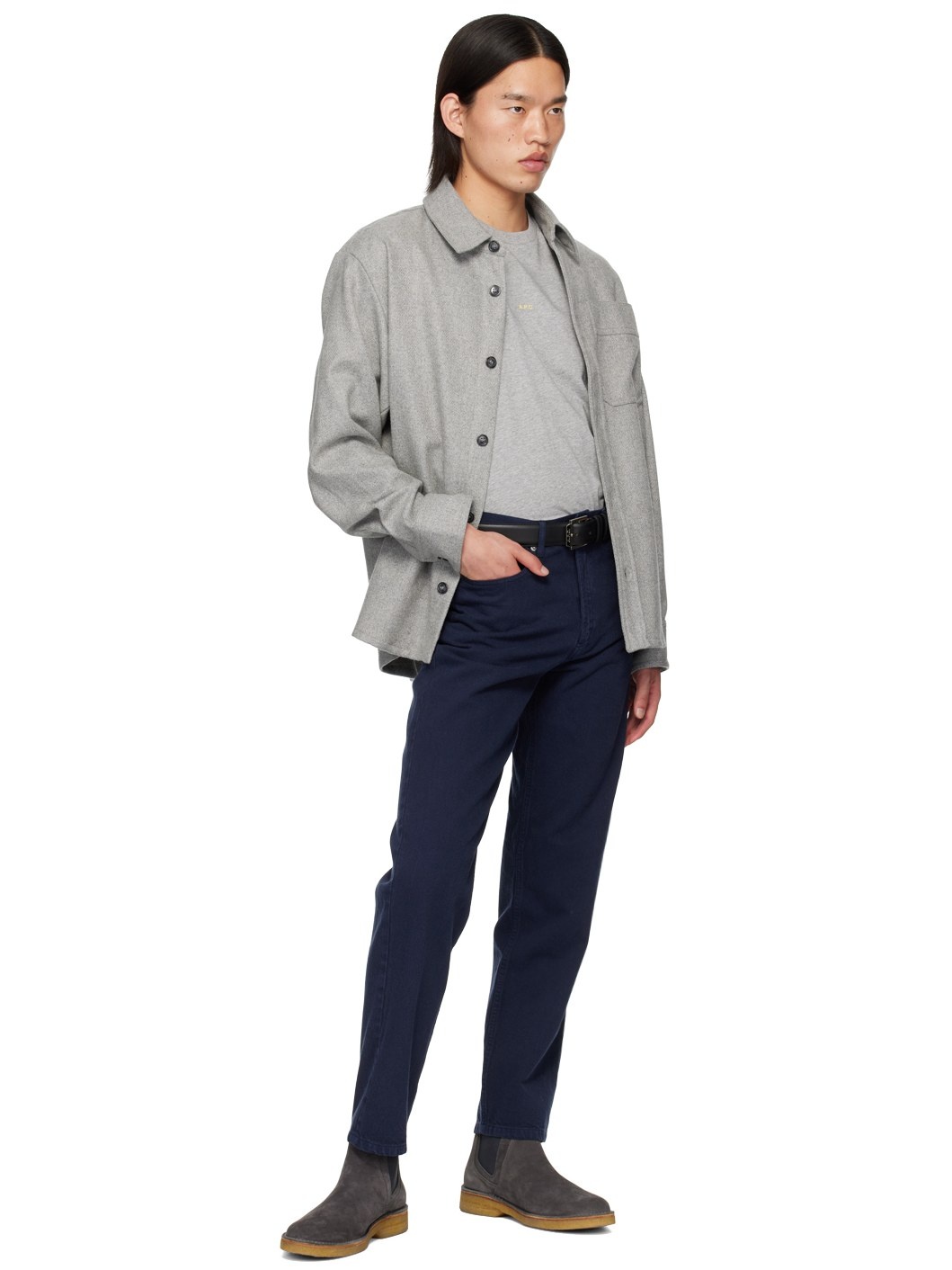 Navy Martin Jeans - 5