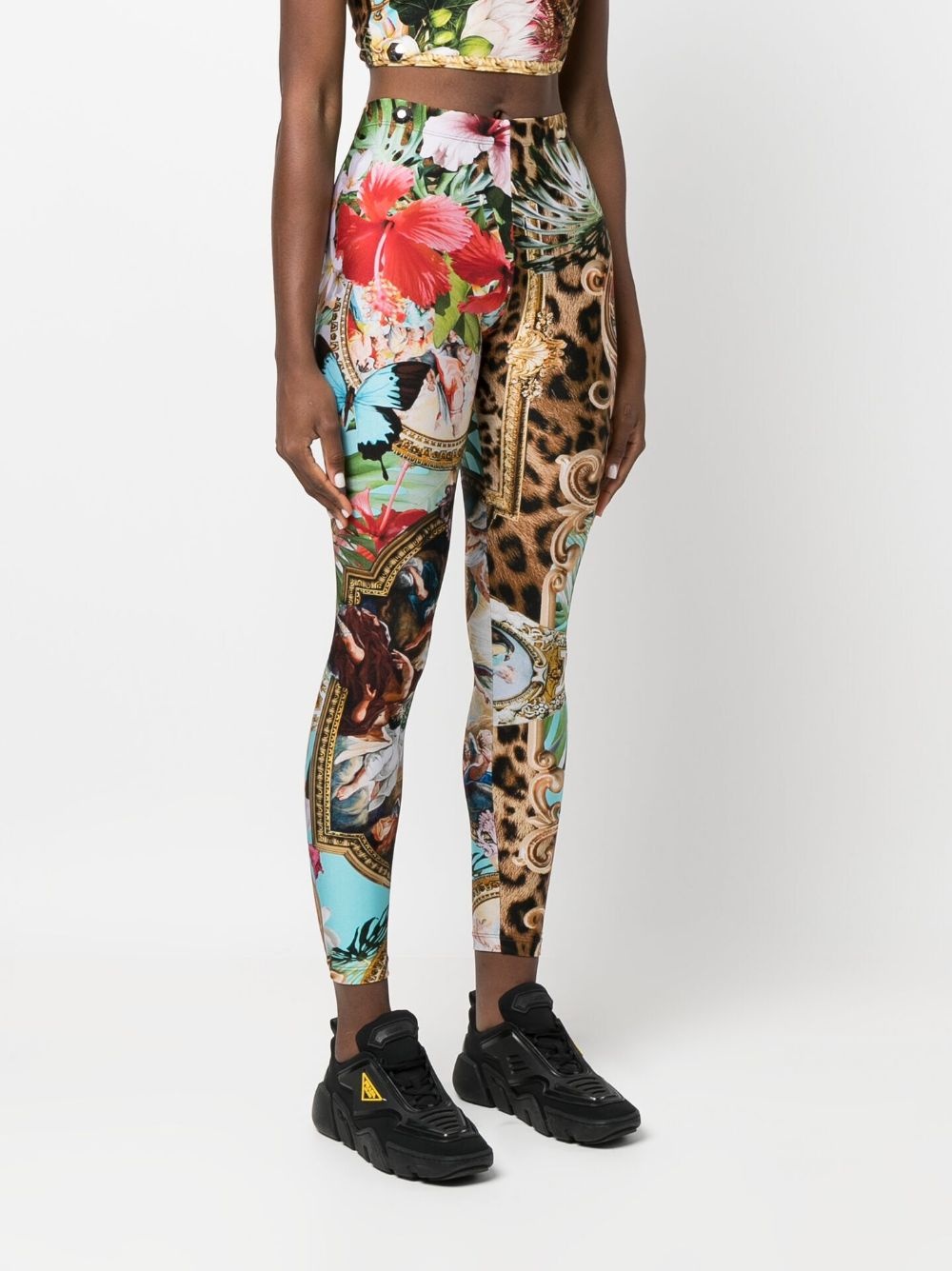 Baroque Flowers leggings - 3