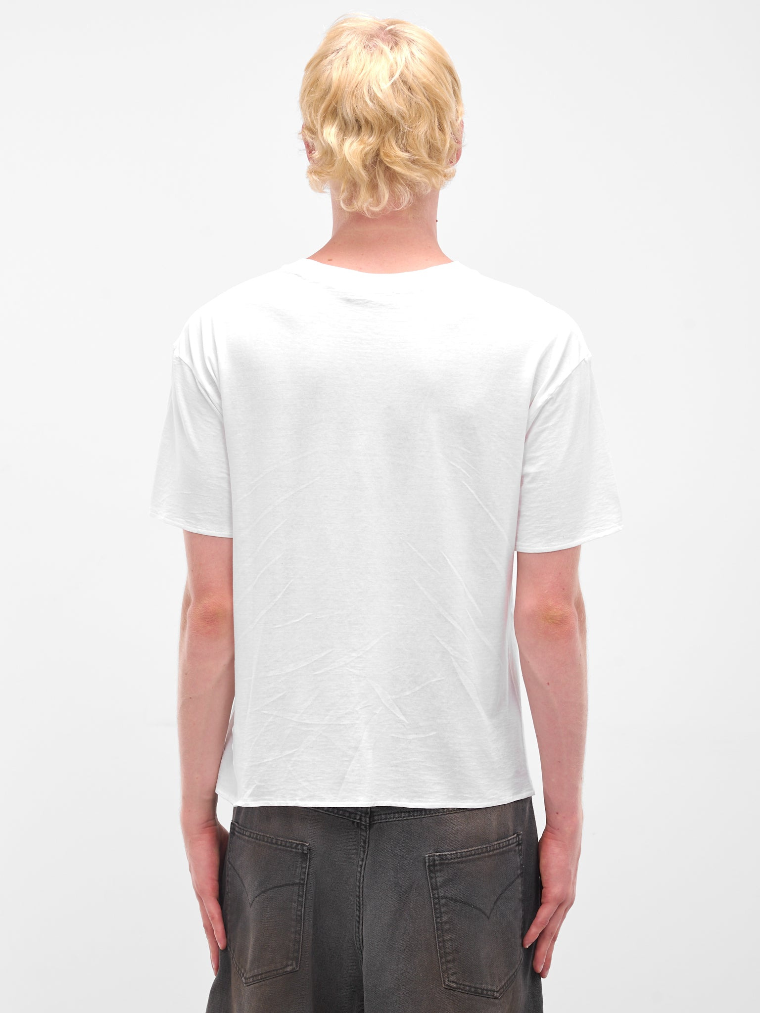 White Graphic Print Thrash Tee - 3