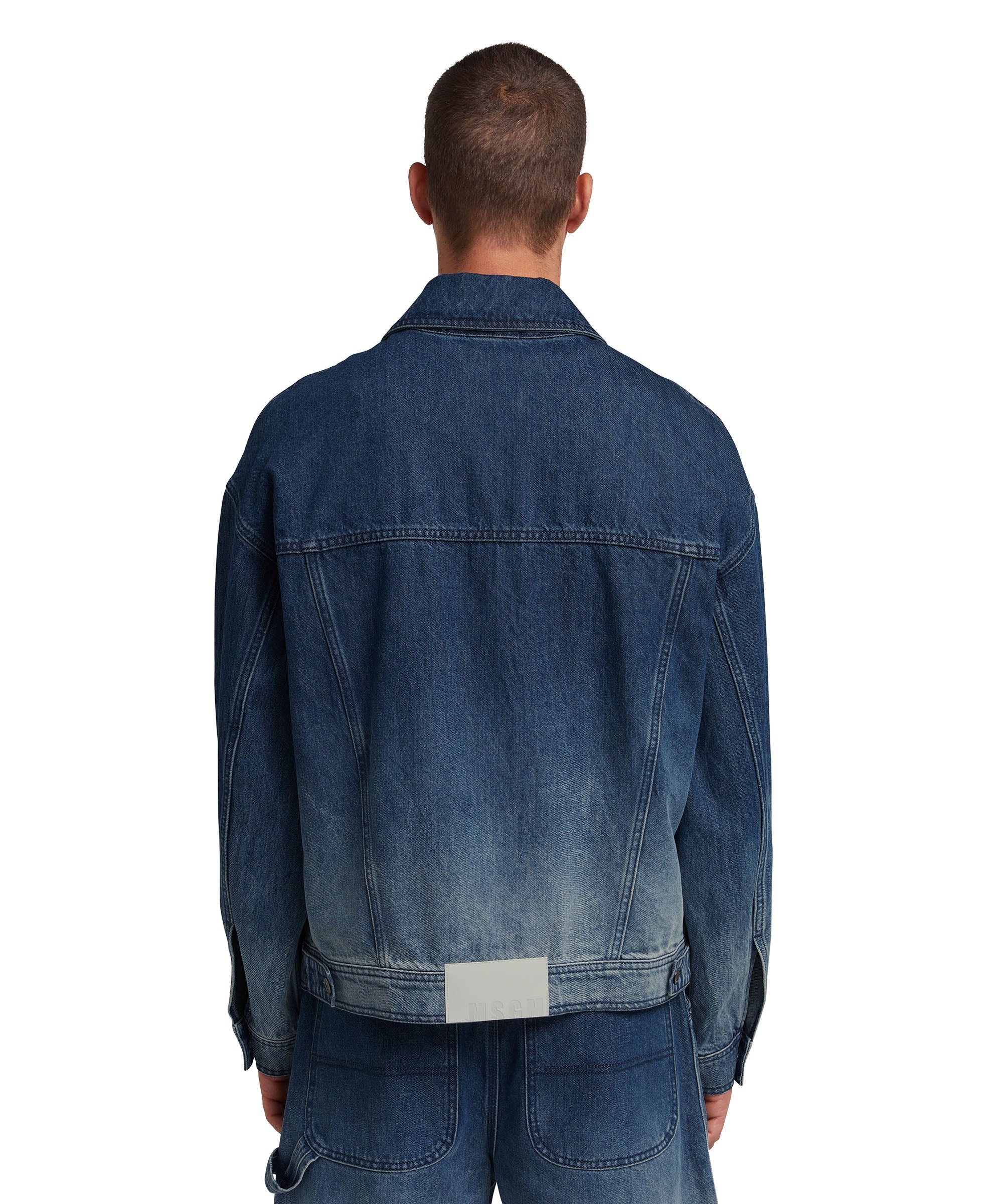 Feded denim treatment jacket - 3