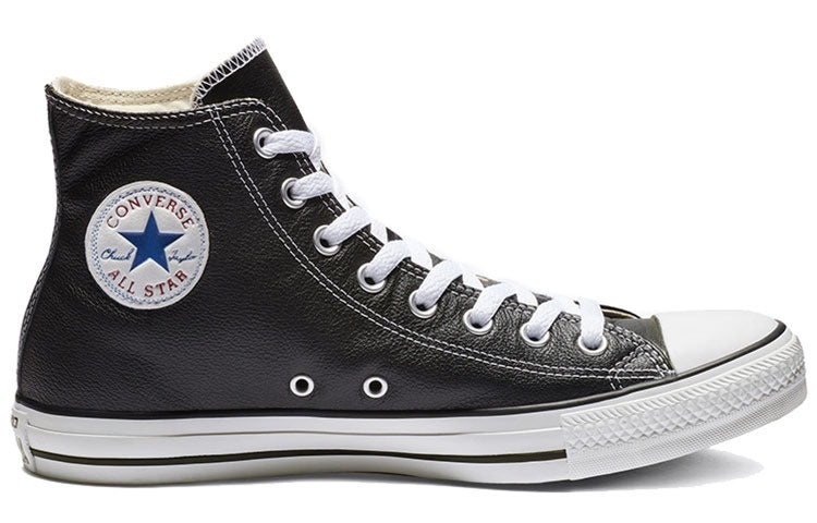 Converse Chuck Taylor All Star Leather Hi 'Black' 132170C - 2