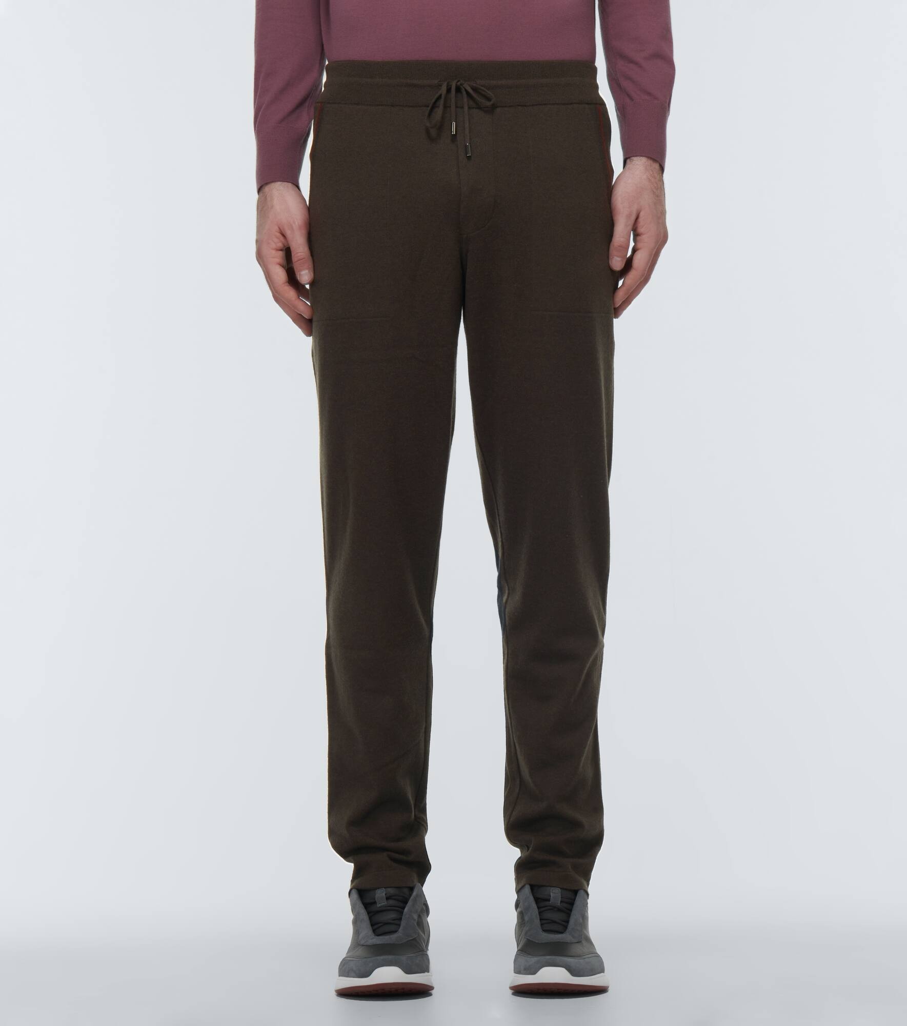 Cashmere and cotton sweatpants - 3