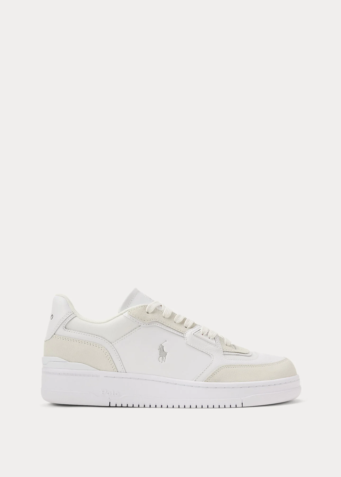 Open Masters Leather-Suede Sneaker - 1
