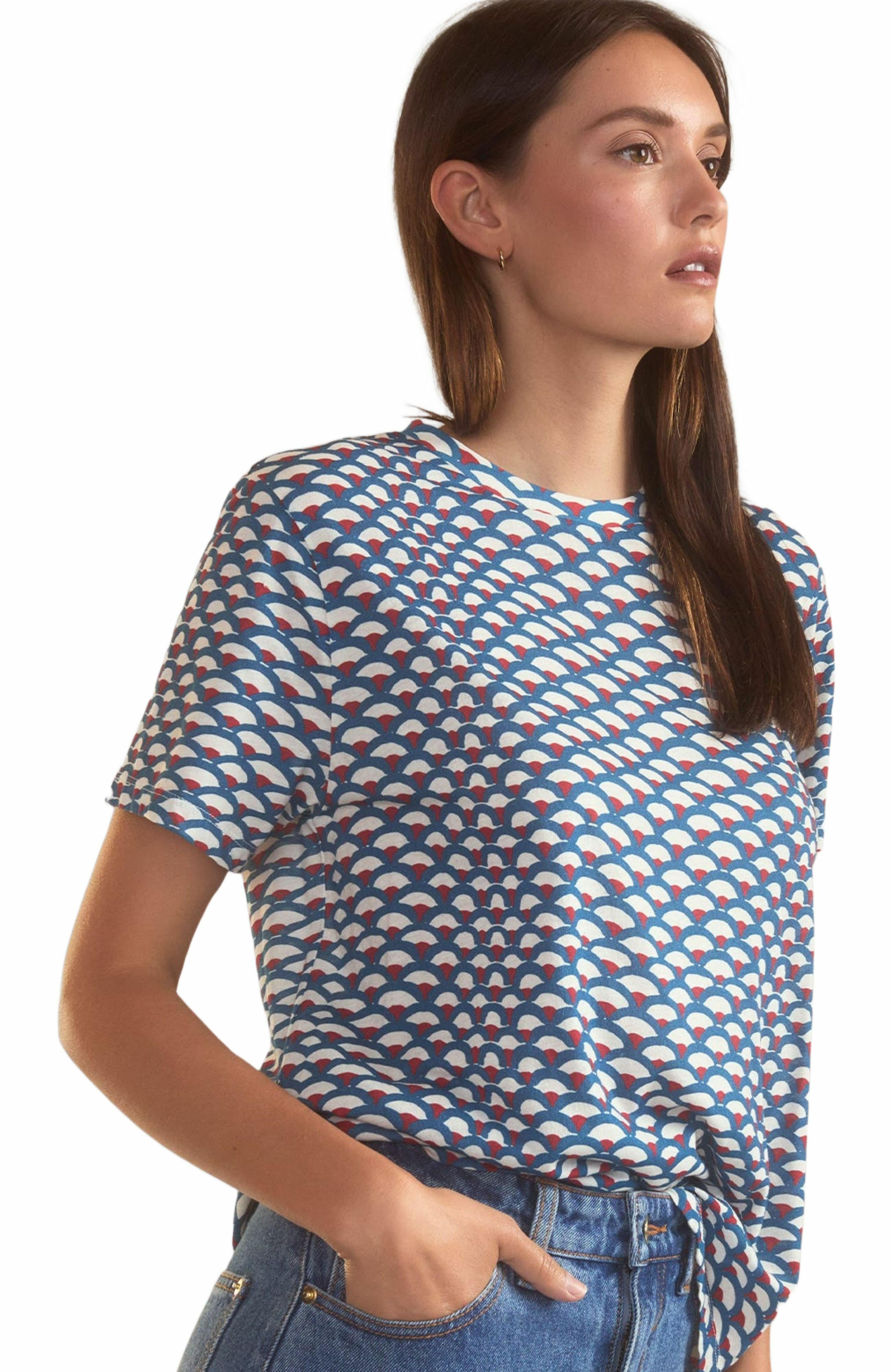 Cynthia Rowley Fanfare Tee in Navy White at Nordstrom - 2