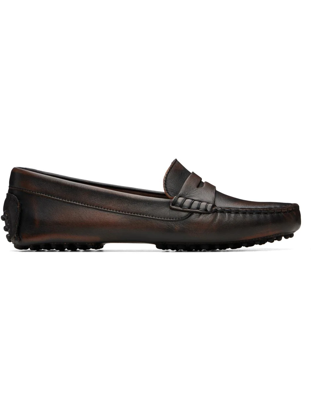 Brown Car Loafers - 1