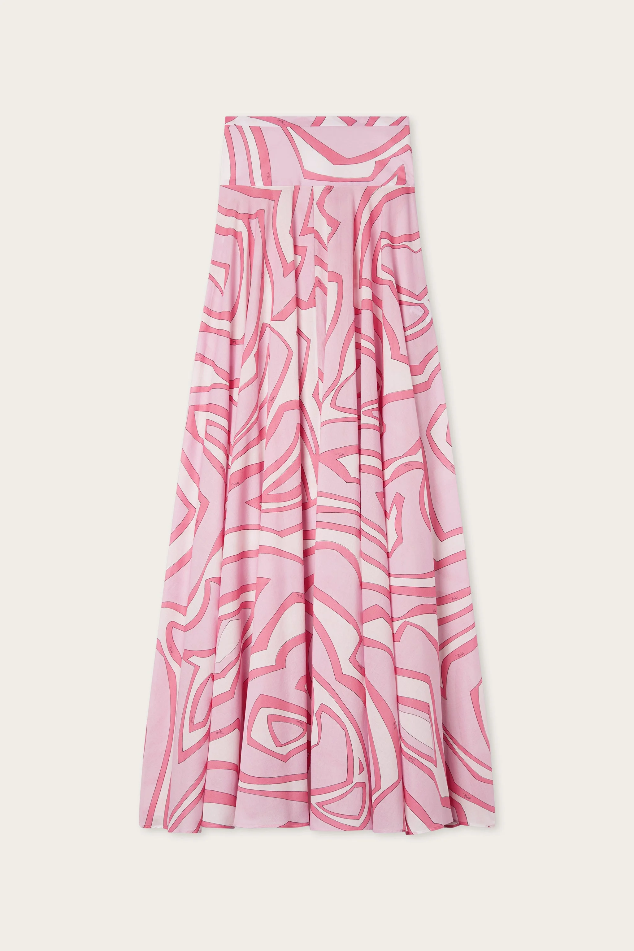 LABIRINTO PRINT COTTON MUSLIN SKIRT - 1