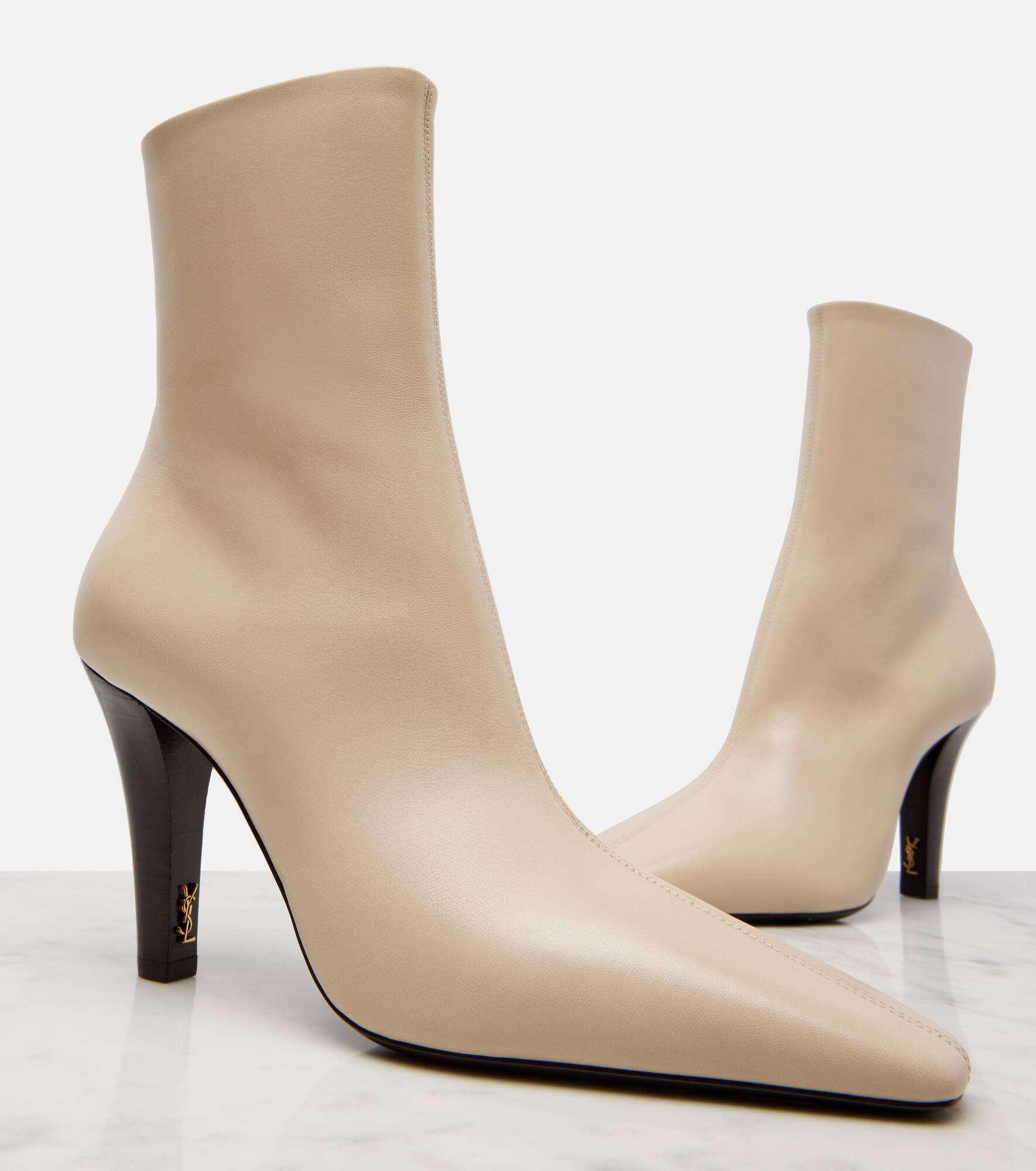 Jill 95 leather ankle boots - 5